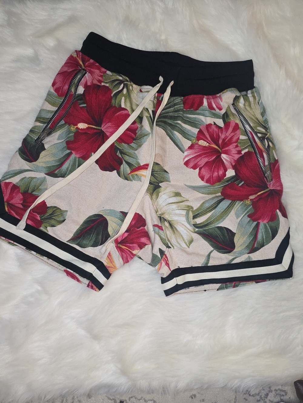 Fear of God Jungle Gurl Drop Crotch Floral Shorts 5th Collection 2017